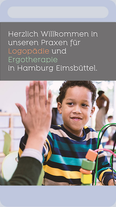 Website Logopädie Ergotherapie Eimsbüttel